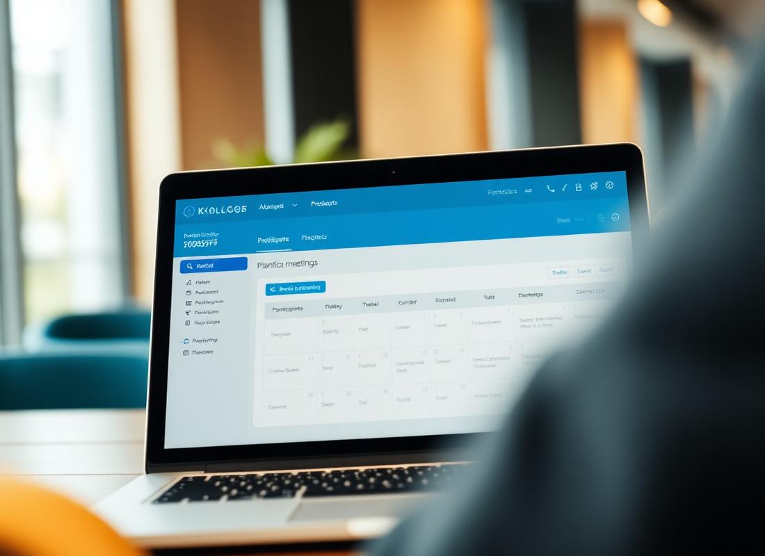 Creazione call dal CRM Kollego® su laptop